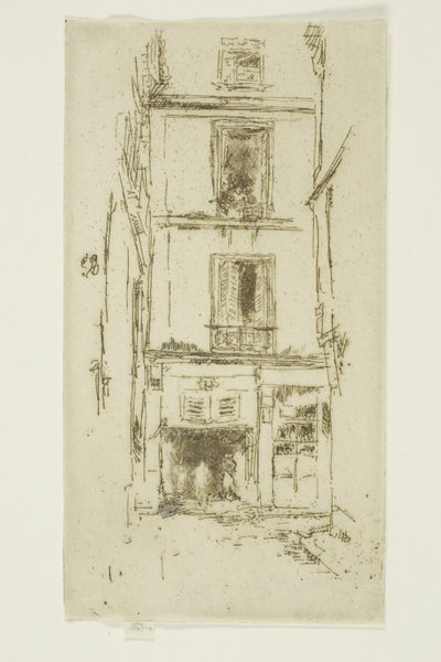 Rue des Bons Enfants, Tours by James Abbott McNeill Whistler