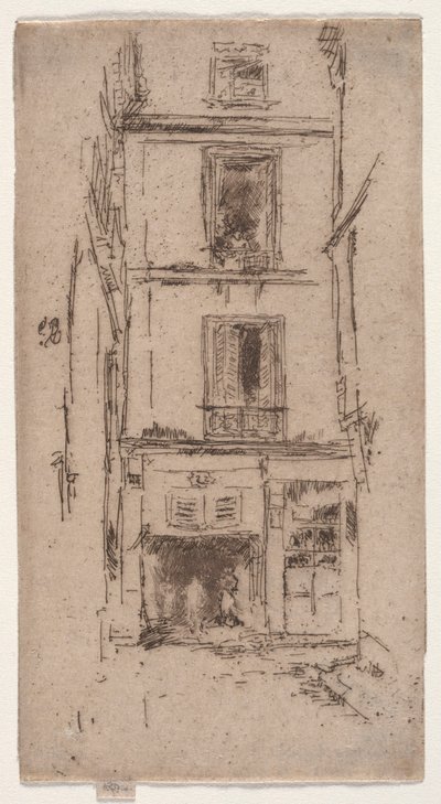 Rue des Bons Enfants, Tours by James McNeill Whistler