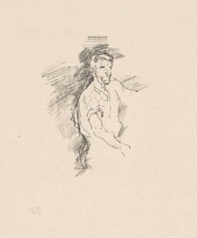Sketch of a Blacksmith by James Abbott McNeill Whistler