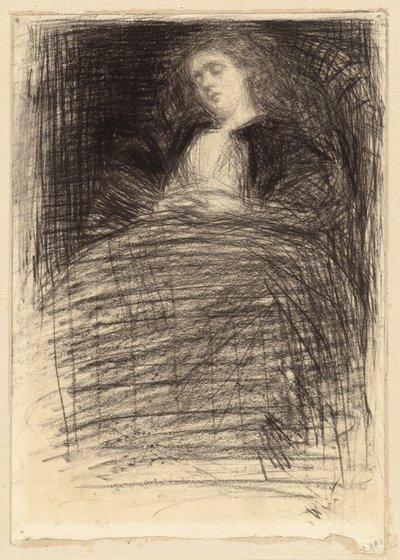Sleeping Woman by James Abbott McNeill Whistler