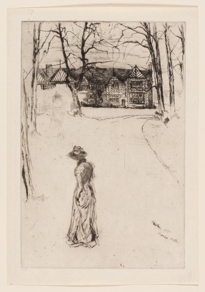 Speke Hall: The Avenue by James Abbott McNeill Whistler