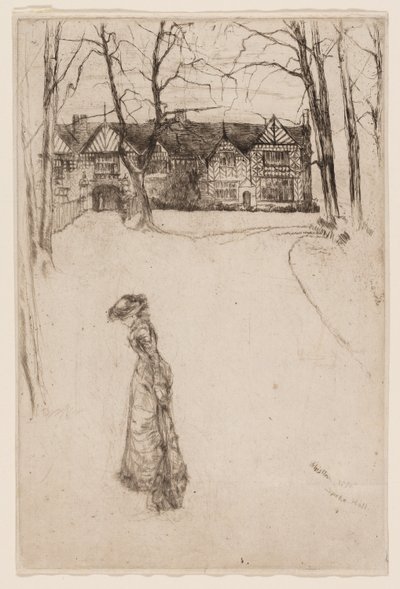 Speke Hall: The Avenue by James Abbott McNeill Whistler