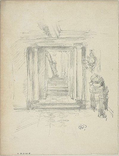 Staircase by James Abbott McNeill Whistler