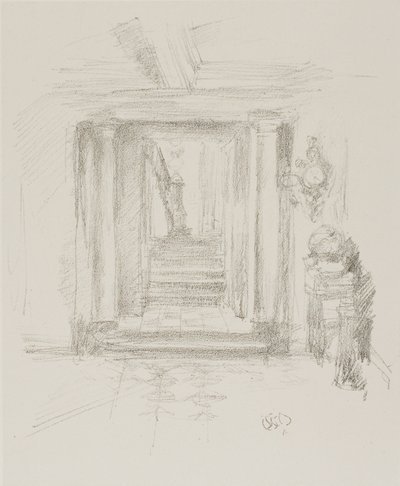 Staircase by James Abbott McNeill Whistler