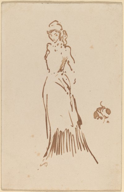 Standing Female Figure by James Abbott McNeill Whistler