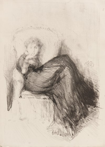 Study—Maude Seated by James Abbott McNeill Whistler