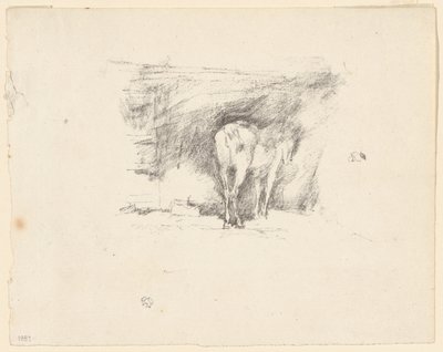 Study of a Horse by James Abbott McNeill Whistler