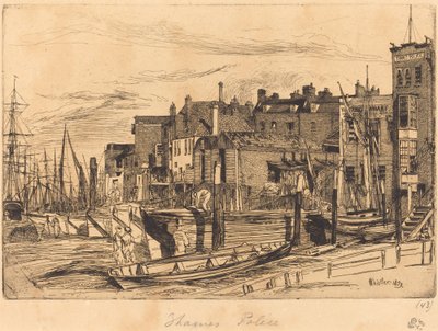 Thames Police by James Abbott McNeill Whistler