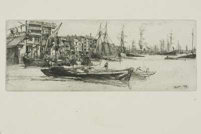 Thames Warehouses by James Abbott McNeill Whistler