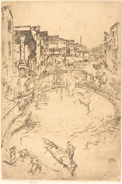 The Bridge by James Abbott McNeill Whistler