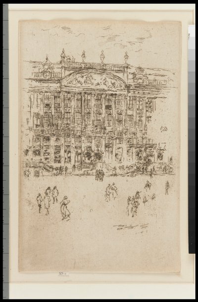The Church- Brussels (Adoration) by James Abbott McNeill Whistler