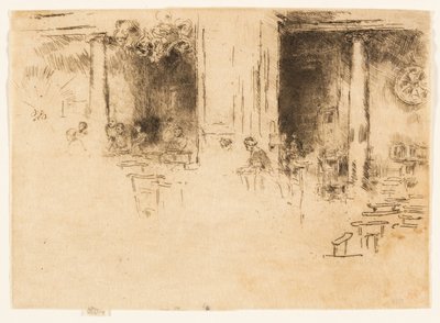 The Church - Brussels (Adoration) by James Abbott McNeill Whistler