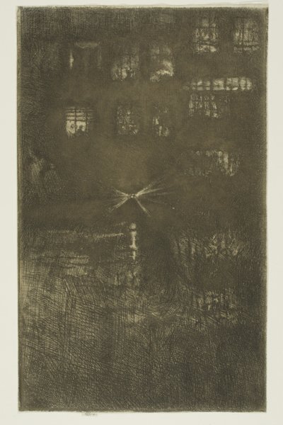 The Dance House: Nocturne by James Abbott McNeill Whistler