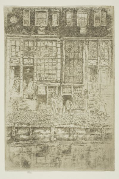The Embroidered Curtain by James Abbott McNeill Whistler