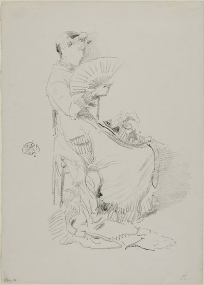 The Fan by James Abbott McNeill Whistler