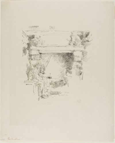 The Fireplace by James Abbott McNeill Whistler