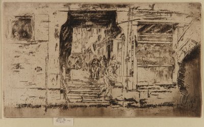 The Fish Shop, Venice by James Abbott McNeill Whistler