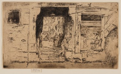 The Fish Shop, Venice by James Abbott McNeill Whistler