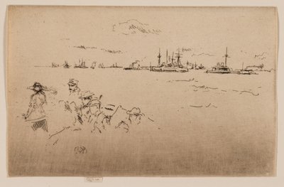 The Fleet: Monitors by James Abbott McNeill Whistler