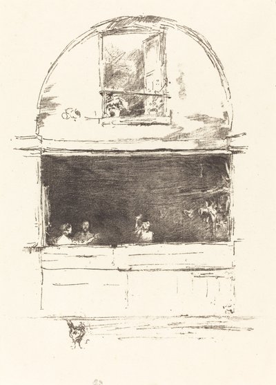 The Forge, Passage du Dragon by James Abbott McNeill Whistler