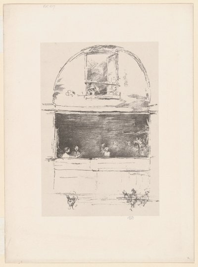 The Forge, Passage du Dragon by James Abbott McNeill Whistler