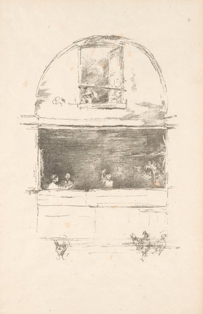 The Forge, Passage du Dragon by James Abbott McNeill Whistler