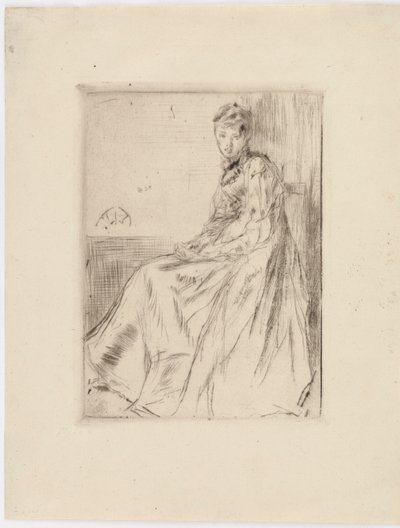 The Letter (Maud, seated) by James Abbott McNeill Whistler