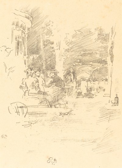 The Little Café in the Woods by James Abbott McNeill Whistler