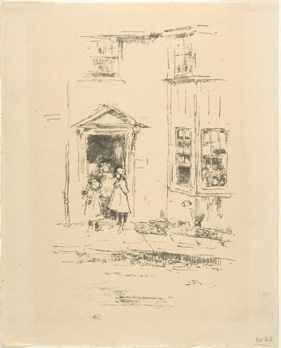 The Little Doorway, Lyme Regis by James McNeill Whistler