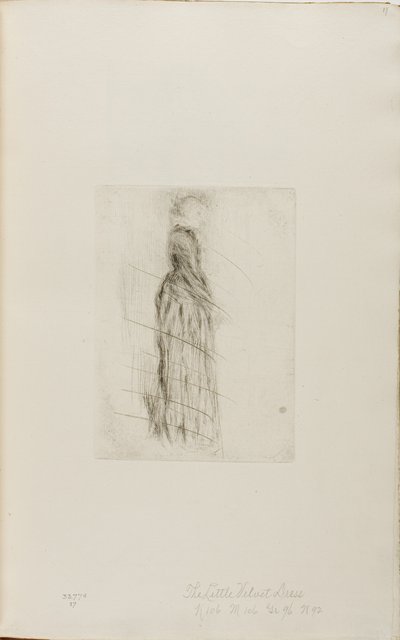 The Little Velvet Dress by James Abbott McNeill Whistler