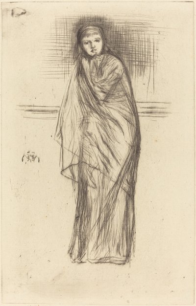 The Model Resting by James Abbott McNeill Whistler
