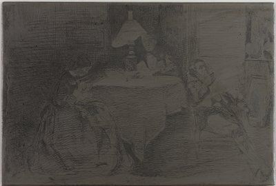 The Music Room by James Abbott McNeill Whistler