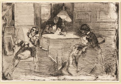 The Music Room by James Abbott McNeill Whistler