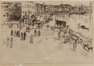 The Riva by James Abbott McNeill Whistler