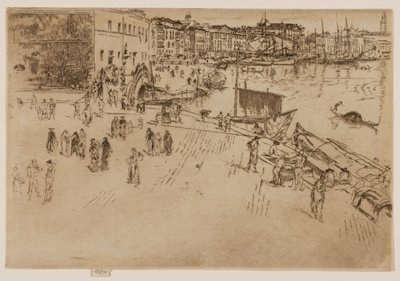 The Riva by James Abbott McNeill Whistler