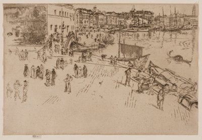 The Riva by James Abbott McNeill Whistler