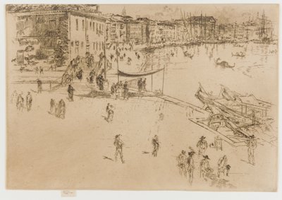 The Riva, No. 2 by James Abbott McNeill Whistler