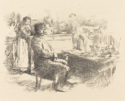 The Shoemaker by James Abbott McNeill Whistler