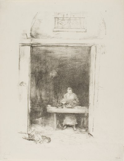 The Smith, Passage du Dragon by James Abbott McNeill Whistler