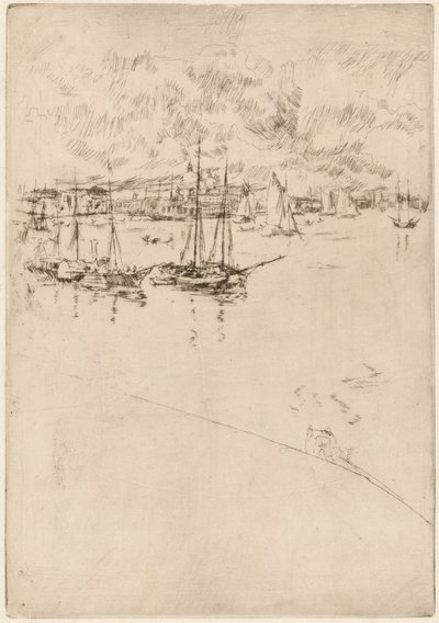 The Steamboat, Venice by James Abbott McNeill Whistler