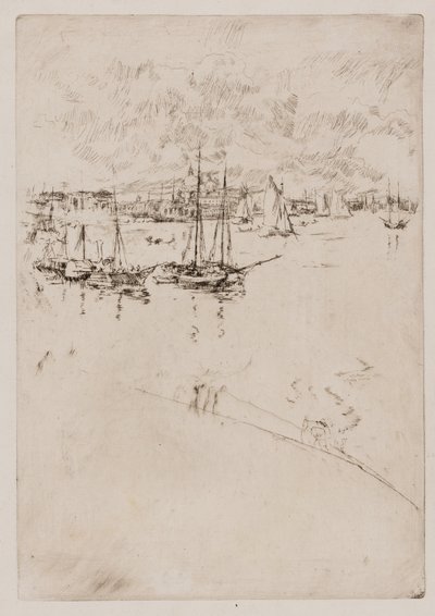 The Steamboat, Venice by James Abbott McNeill Whistler