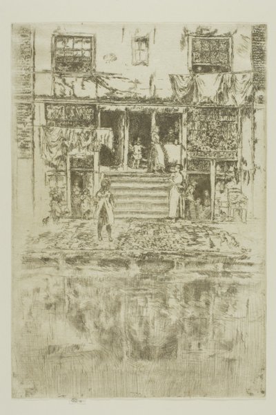 The Steps, Amsterdam by James Abbott McNeill Whistler