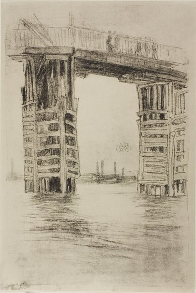The Tall Bridge by James Abbott McNeill Whistler