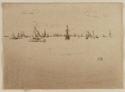 The Turret Ship by James Abbott McNeill Whistler