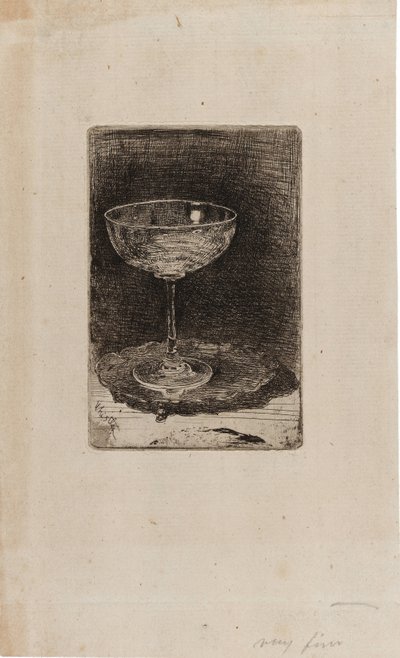 The Wine-Glass by James Abbott McNeill Whistler