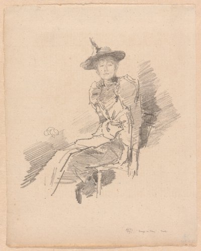 The Winged Hat by James Abbott McNeill Whistler