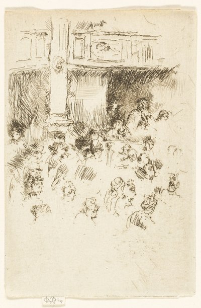 Theatre, Loches by James Abbott McNeill Whistler