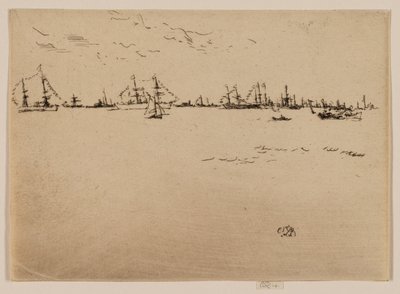 Troopships by James Abbott McNeill Whistler