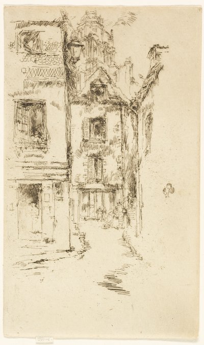 Under the Cathedral, Blois by James Abbott McNeill Whistler