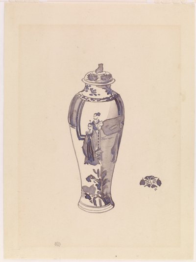 Vase with Slightly Bulging Body by James Abbott McNeill Whistler